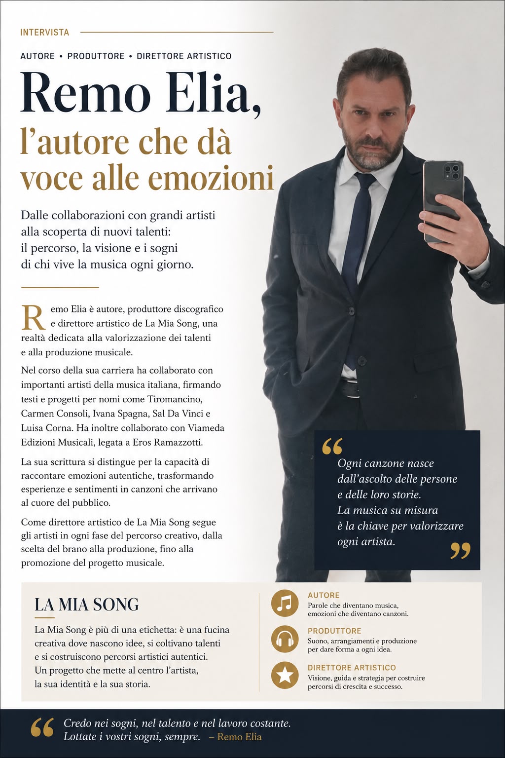 Intervista a Remo Elia