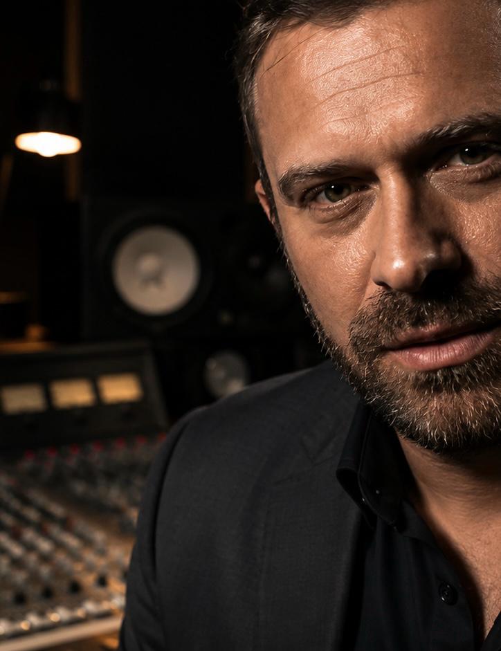 Remo Elia in studio di registrazione